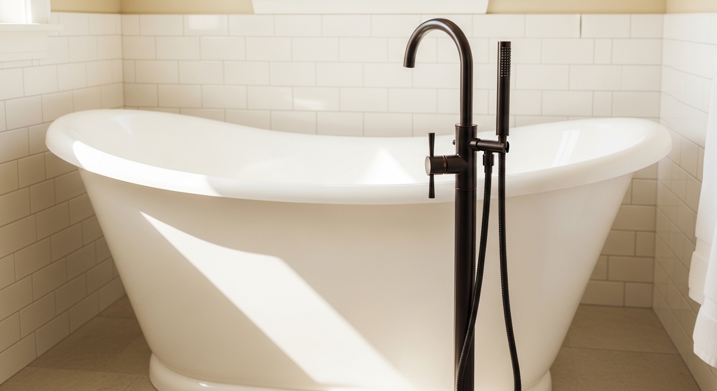 oil rubbed bronze bathtub faucet