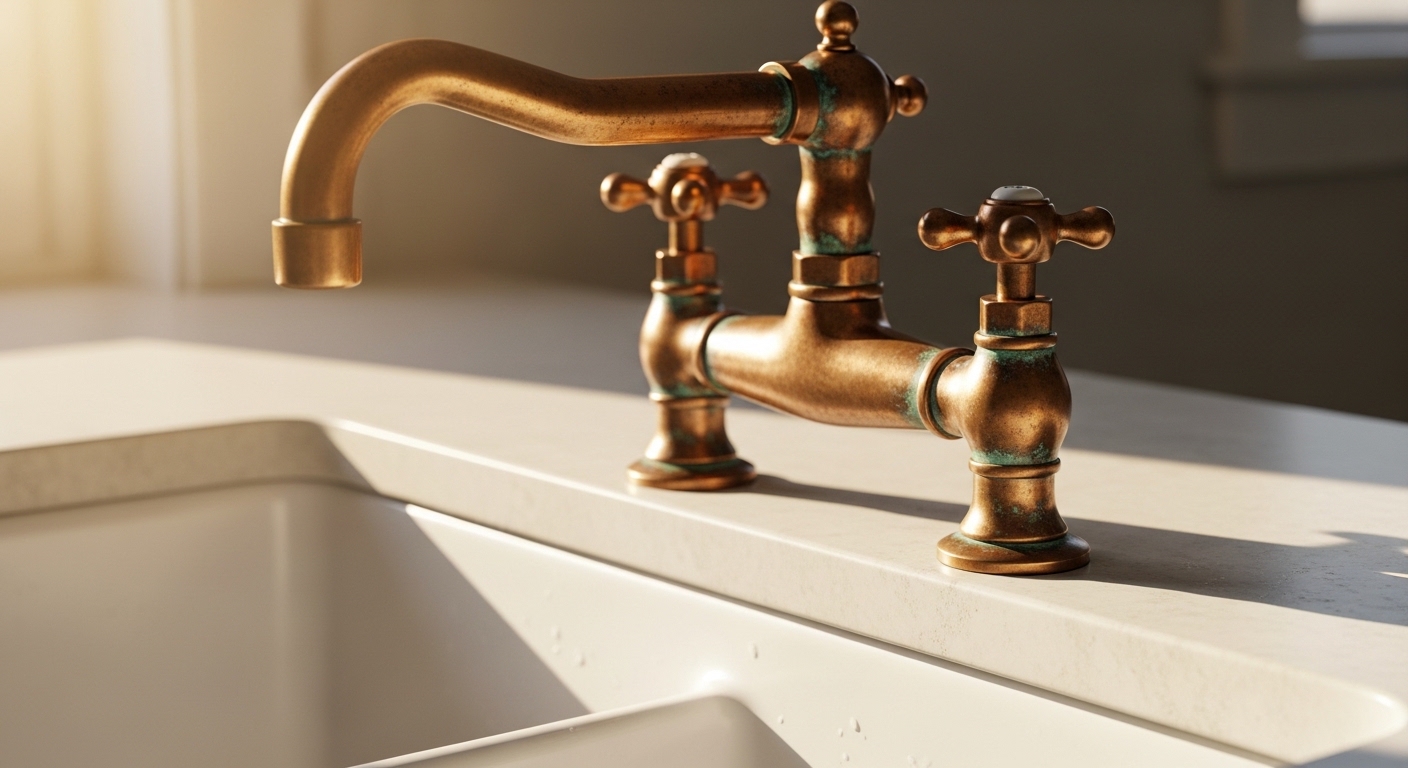 copper tap vintage