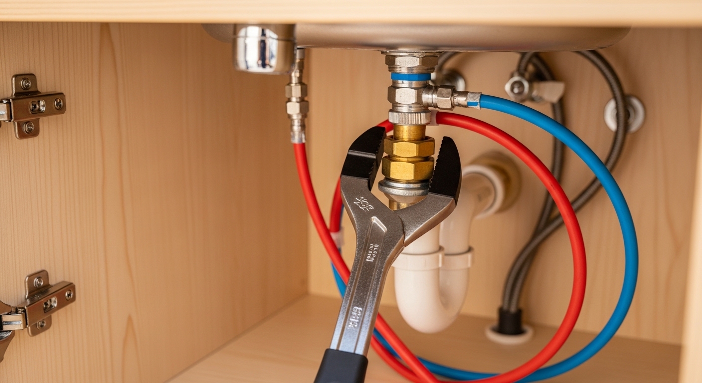 how to replace kitchen faucet in an rv