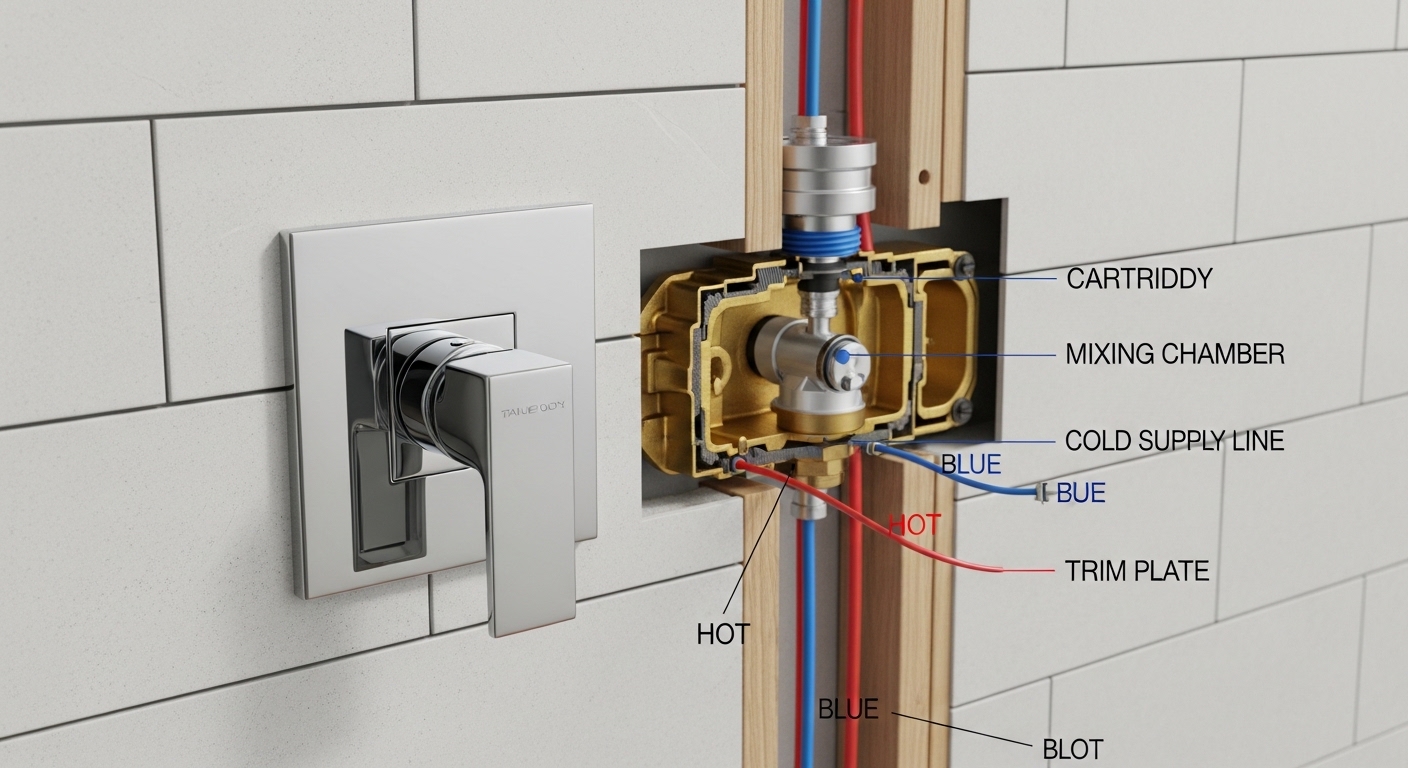 shower valve system replacement