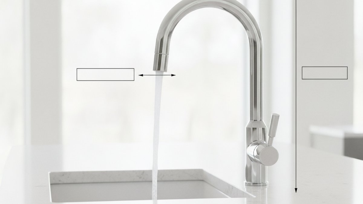 faucet spout reach definition
